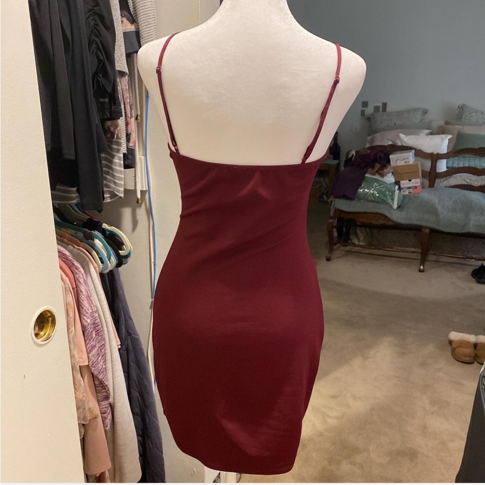 Burgundy Formal Dress - Picture 2 of 4
